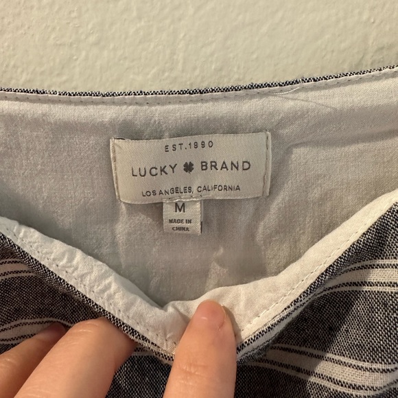 Lucky Brand Peplum Spaghetti Strap Top - Picture 2 of 5